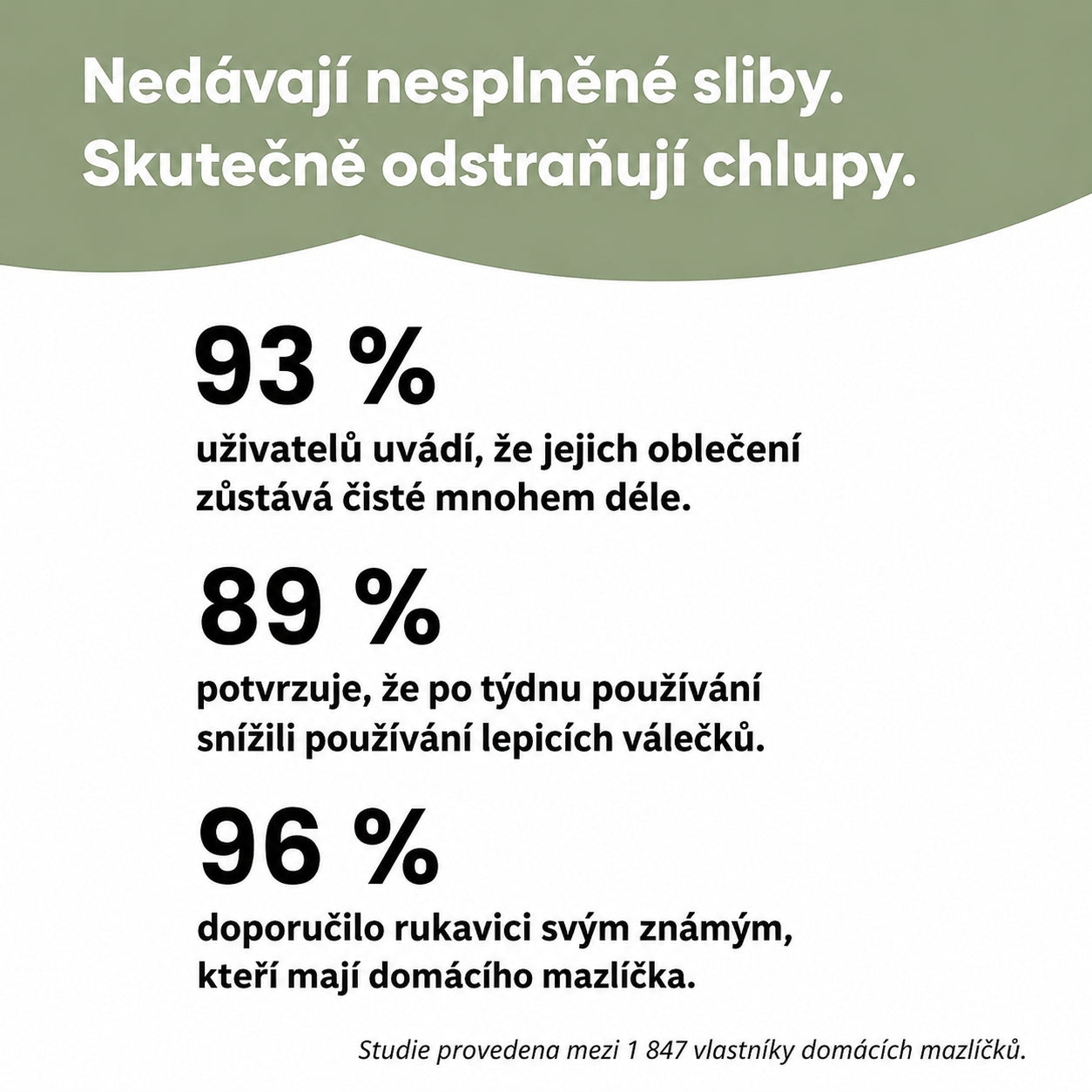 Rukavice proti chlupům